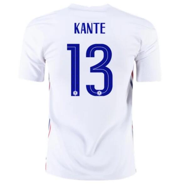 2020 Euro France Away Kit Soccer Jersey N'GOLO KANTÉ #13